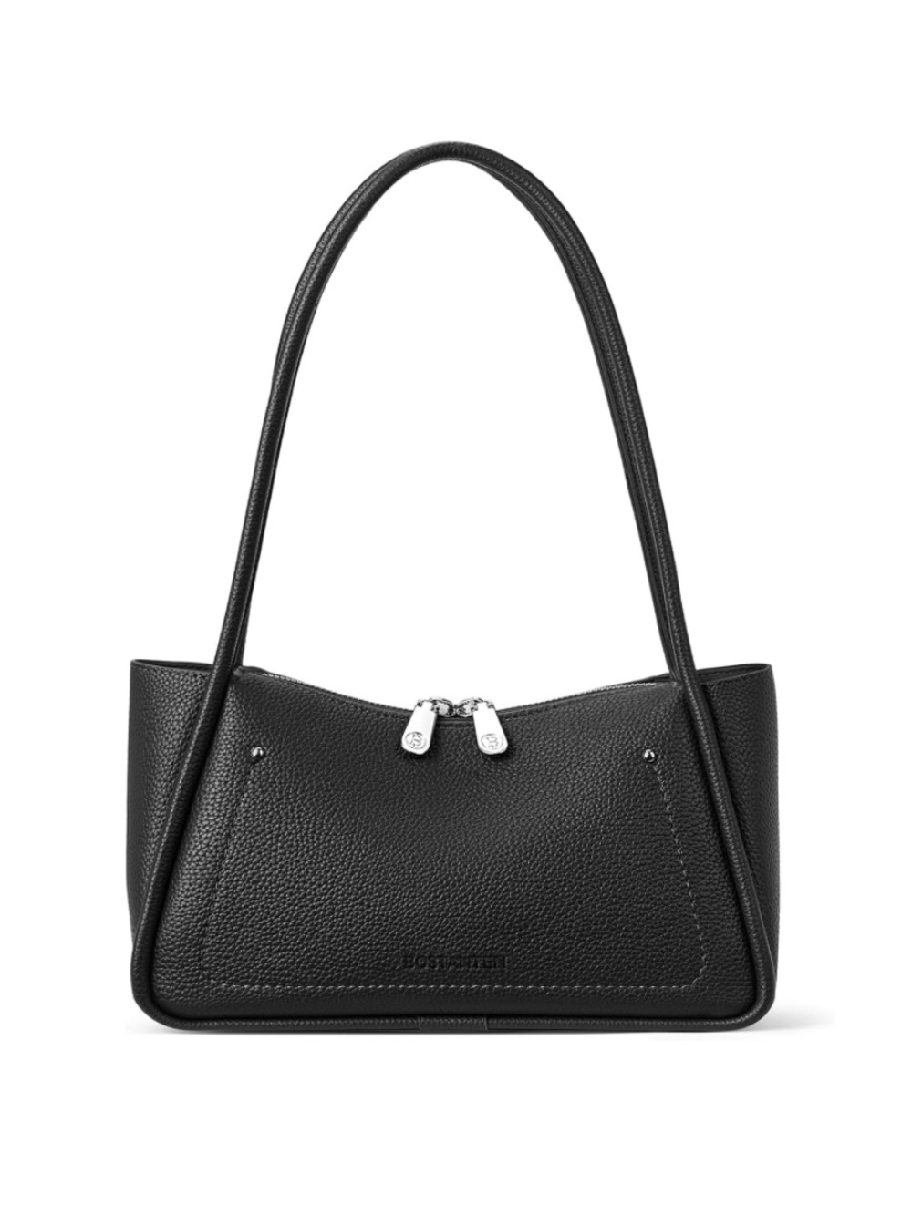 Black Leather Shoulder Bag